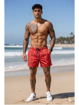 Sort de baie cu imprimeu 12561 43-1.1